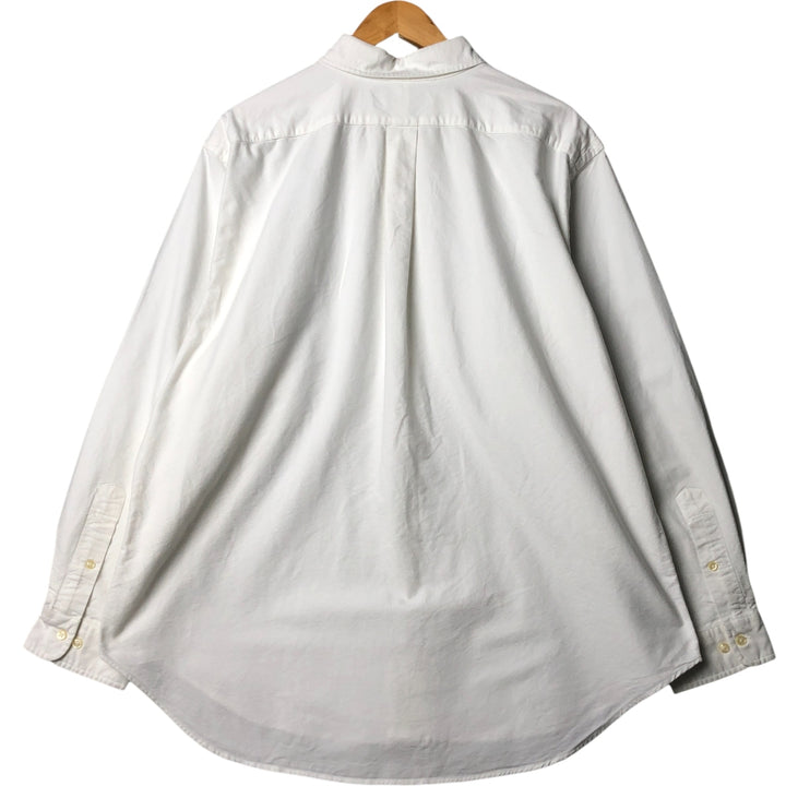 Ralph Lauren Classic Fit Long Sleeve Button Down Shirt Men's XL cotton white type Vintage Second Hand