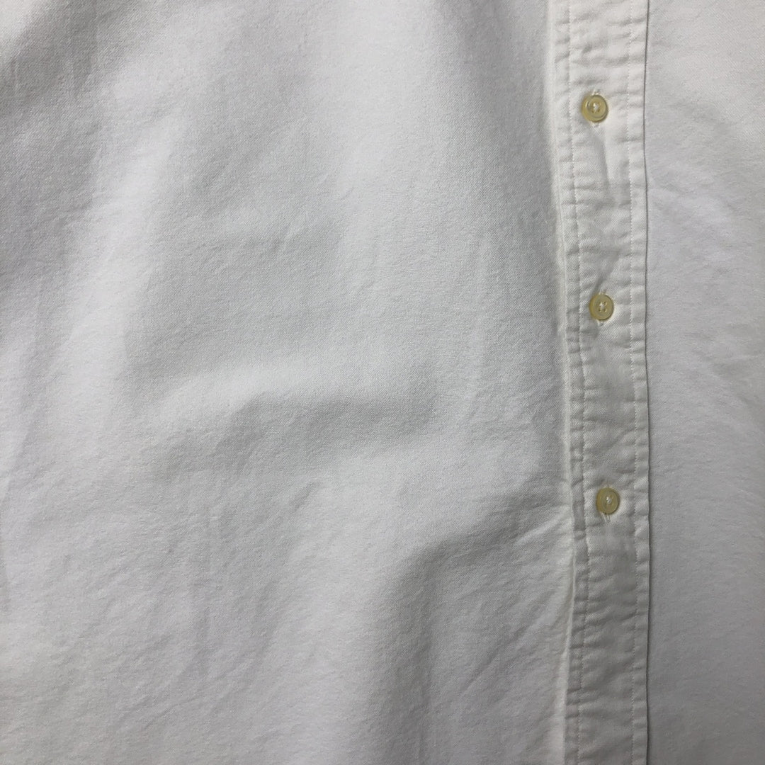 Ralph Lauren Classic Fit Long Sleeve Button Down Shirt Men's XL cotton white type Vintage Second Hand