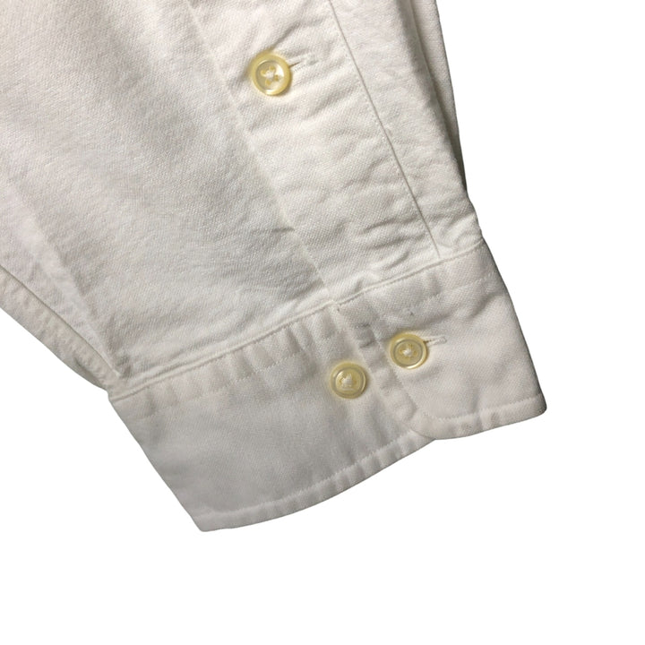 Ralph Lauren Classic Fit Long Sleeve Button Down Shirt Men's XL cotton white type Vintage Second Hand