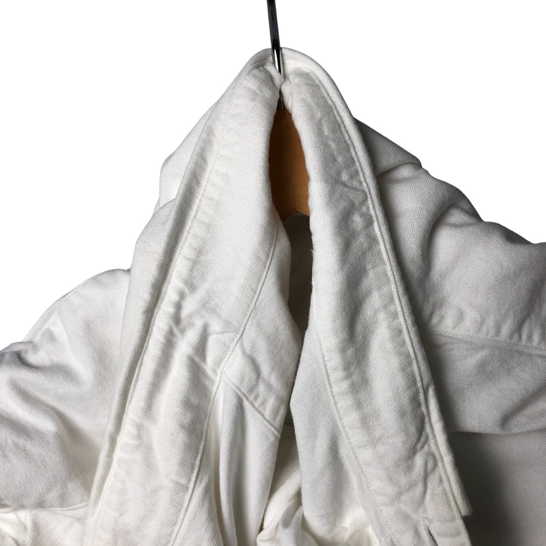 Ralph Lauren Classic Fit Long Sleeve Button Down Shirt Men's XL cotton white type Vintage Second Hand