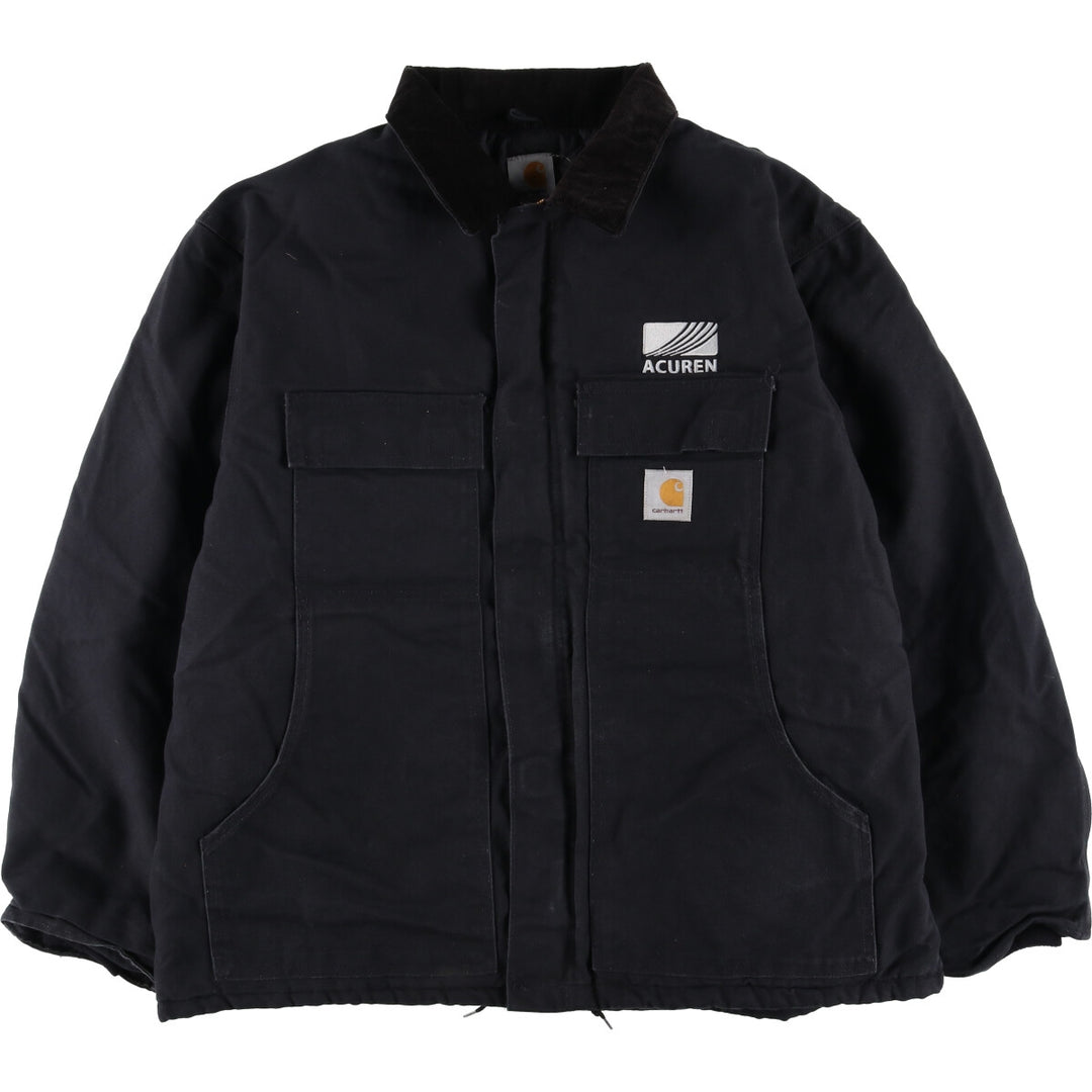 Carhartt Traditional Padded Duck Work Jacket, Made in USA, Men's XXL cotton black type Vintage Second Hand