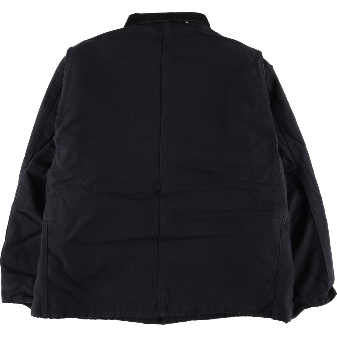 Carhartt Traditional Padded Duck Work Jacket, Made in USA, Men's XXL cotton black type Vintage Second Hand