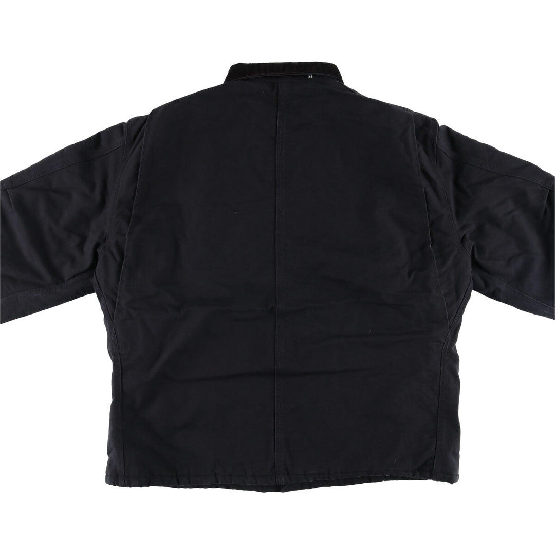Carhartt Traditional Padded Duck Work Jacket, Made in USA, Men's XXL cotton black type Vintage Second Hand