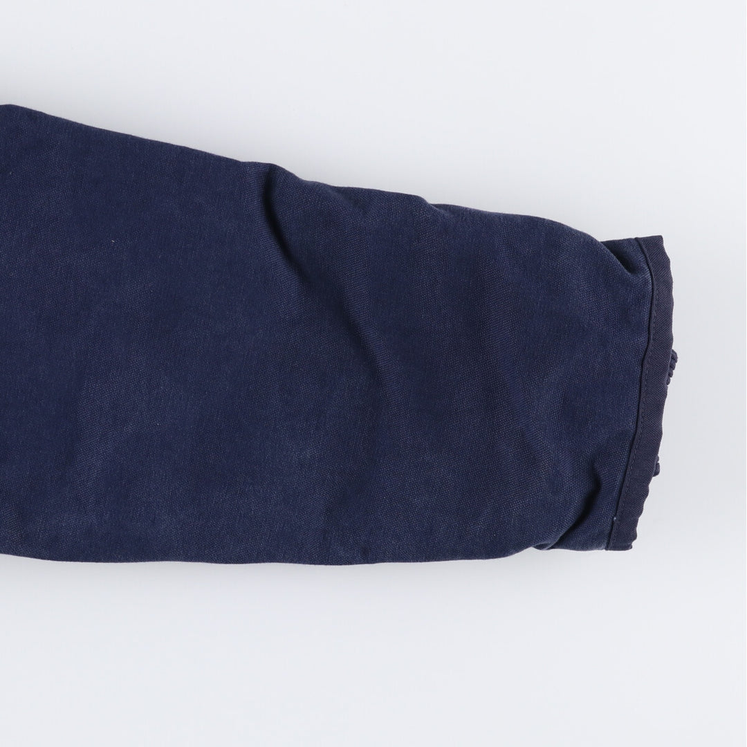 Carhartt Active Jacket, Padded Duck Full-Zip Hoodie, Men's Size L cotton navy blue type Vintage Second Hand