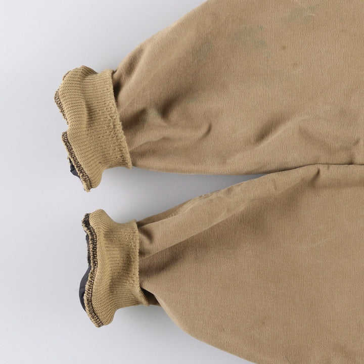 00'S Carhartt Active Jacket, Padded Duck Full Zip Hoodie, Men's Size L cotton Beige type Vintage Second Hand