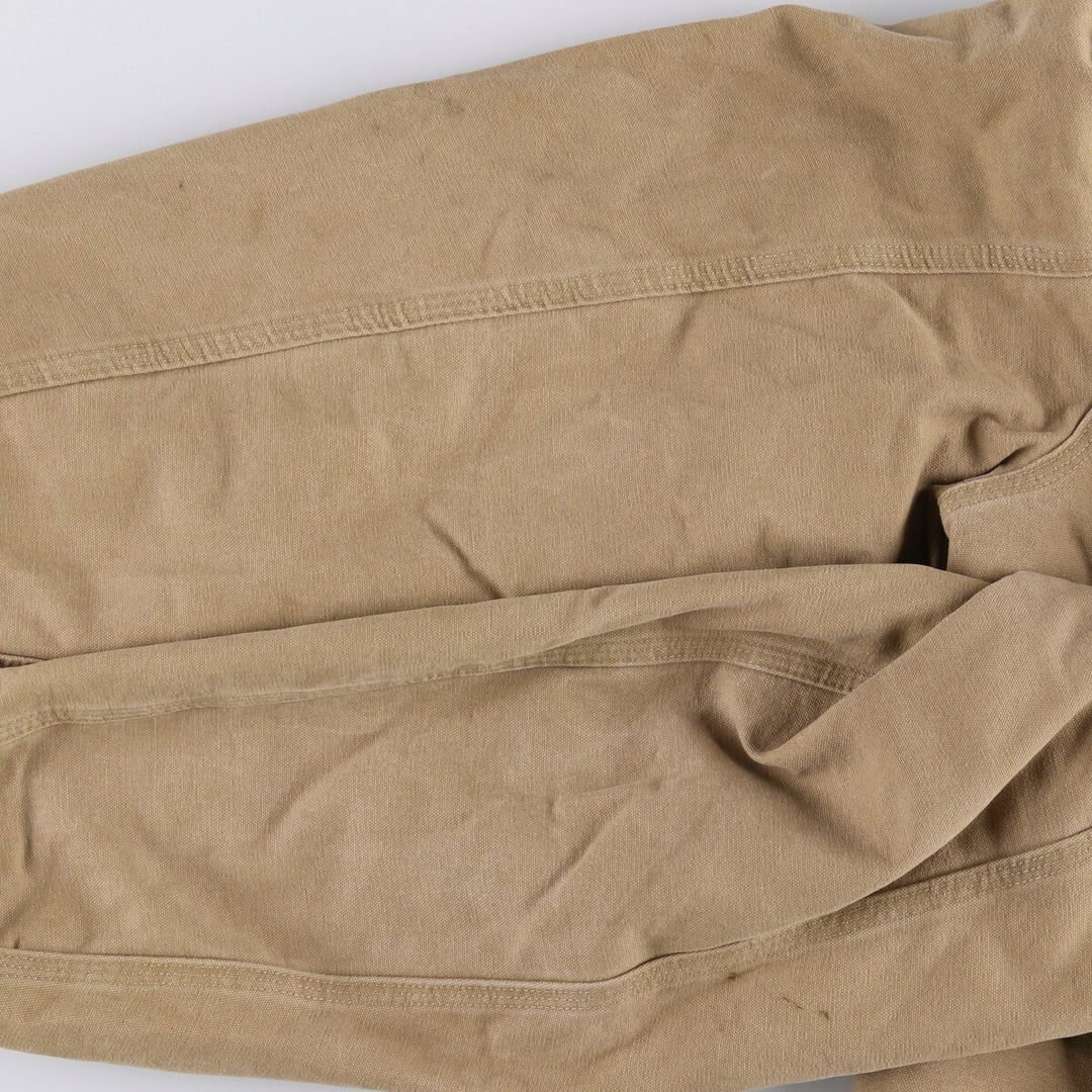 00'S Carhartt Active Jacket, Padded Duck Full Zip Hoodie, Men's Size L cotton Beige type Vintage Second Hand