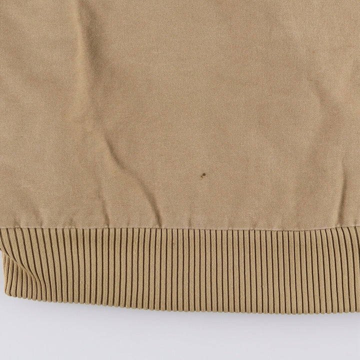 00'S Carhartt Active Jacket, Padded Duck Full Zip Hoodie, Men's Size L cotton Beige type Vintage Second Hand