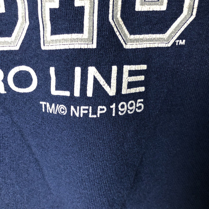 Vintage '90'S Russell NFL Dallas Cowboys logo sweatshirt, size L, men's unclear navy blue type Vintage Second Hand