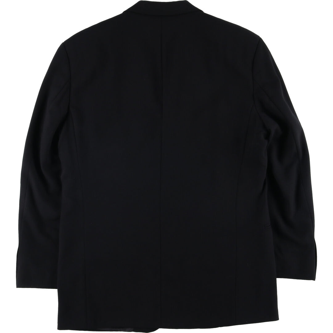 Hugo Boss wool tailored jacket, made in the USA, size L wool black type Vintage Second Hand