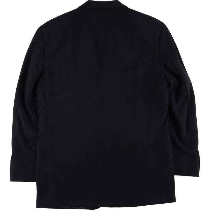 Hugo Boss wool tailored jacket, made in the USA, size L wool black type Vintage Second Hand