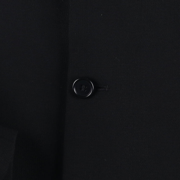 Hugo Boss wool tailored jacket, made in the USA, size L wool black type Vintage Second Hand