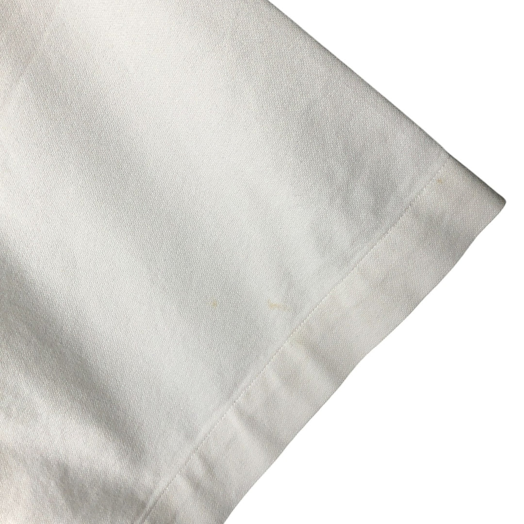 Ralph Lauren short sleeve button down shirt, men's size L cotton white type Vintage Second Hand