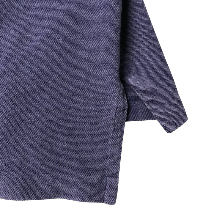 Ralph Lauren POLO by Ralph Lauren short sleeve polo shirt, men's XL size cotton blue type Vintage Second Hand