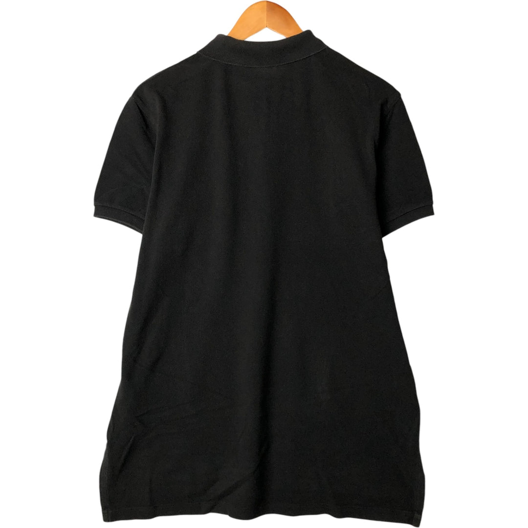 Ralph Lauren POLO by Ralph Lauren short sleeve polo shirt, men's size L cotton black type Vintage Second Hand