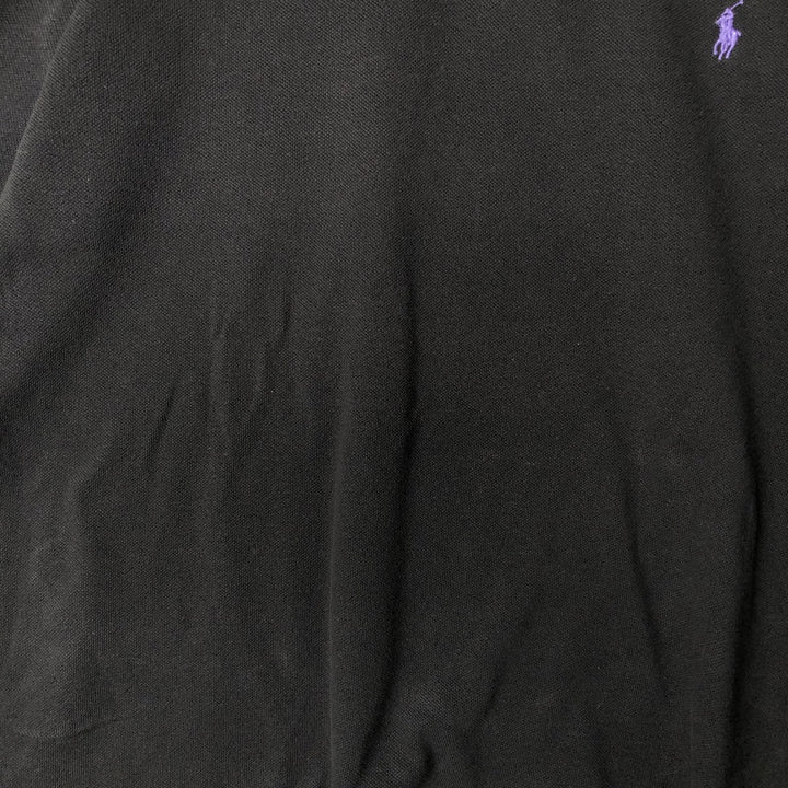 Ralph Lauren POLO by Ralph Lauren short sleeve polo shirt, men's size L cotton black type Vintage Second Hand