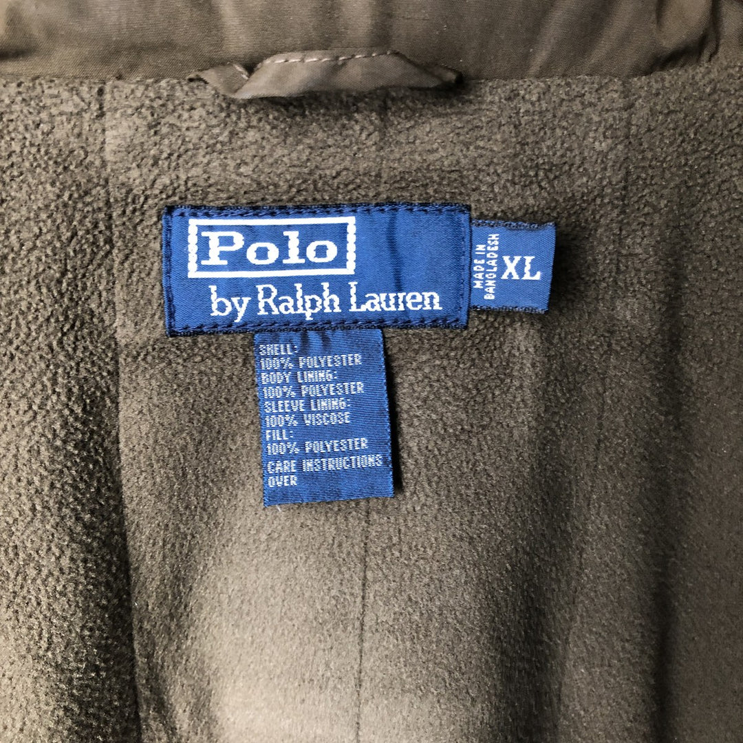 Ralph Lauren POLO by Ralph Lauren padded jacket puffer jacket men's XL size polyester brown type Vintage Second Hand