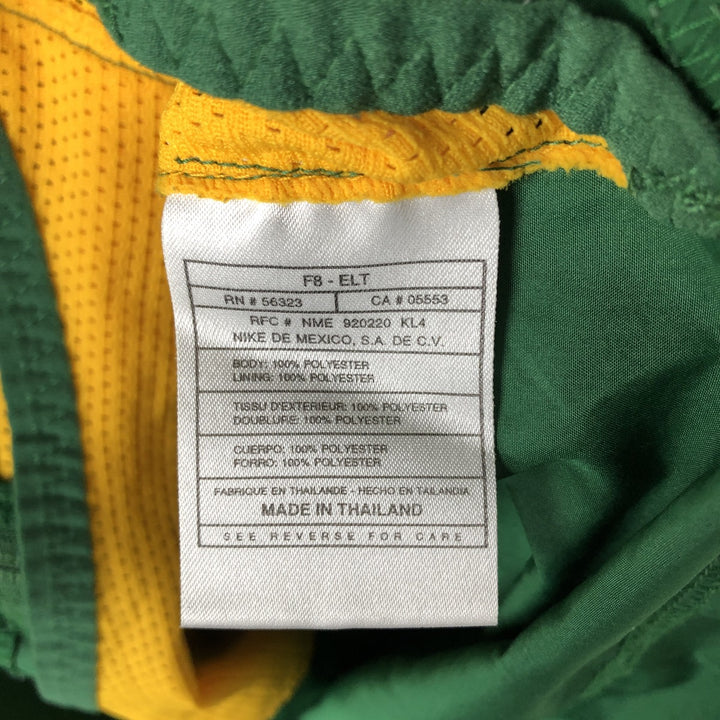 2000'S Nike Team NFL Green Bay Packers warm-up pullover, men's size L polyester green type Vintage Second Hand