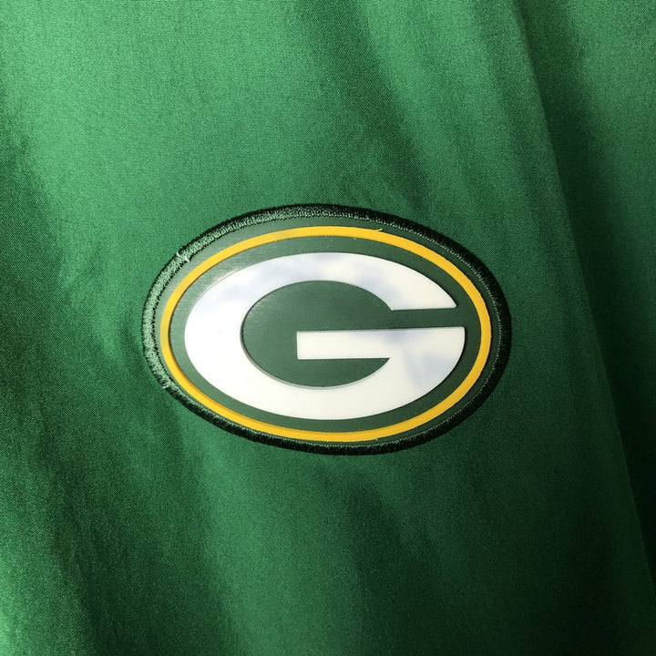 2000'S Nike Team NFL Green Bay Packers warm-up pullover, men's size L polyester green type Vintage Second Hand