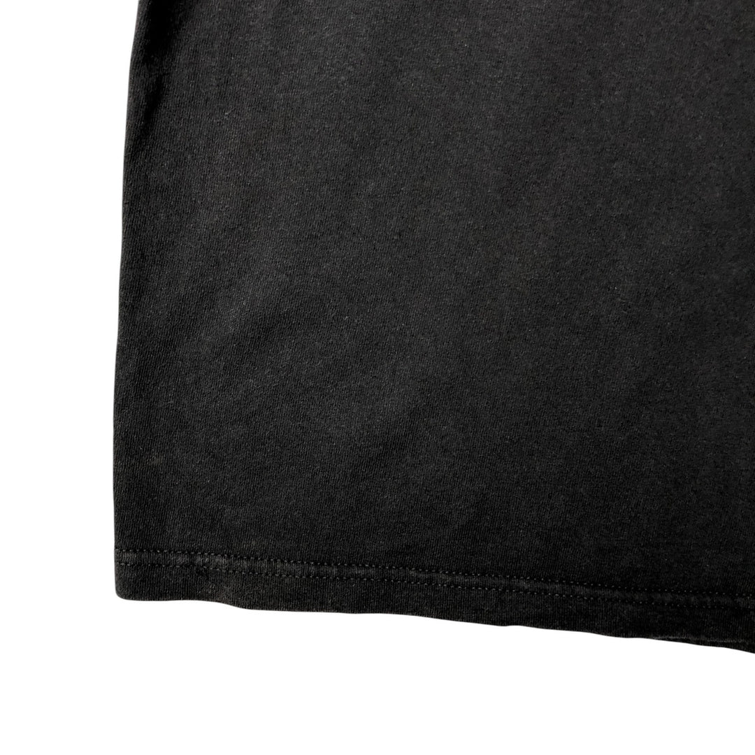 Vintage 90'S Delta message print T-shirt, size L, men's cotton black type Vintage Second Hand