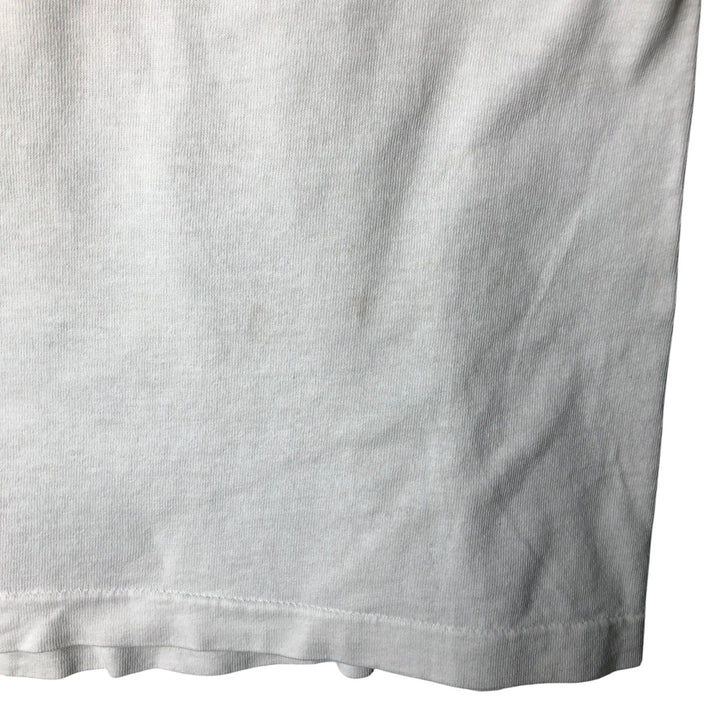 Vintage 1980'S Fruit of the Loom print T-shirt, Made in USA, Men's Size Medium cotton white type Vintage Second Hand