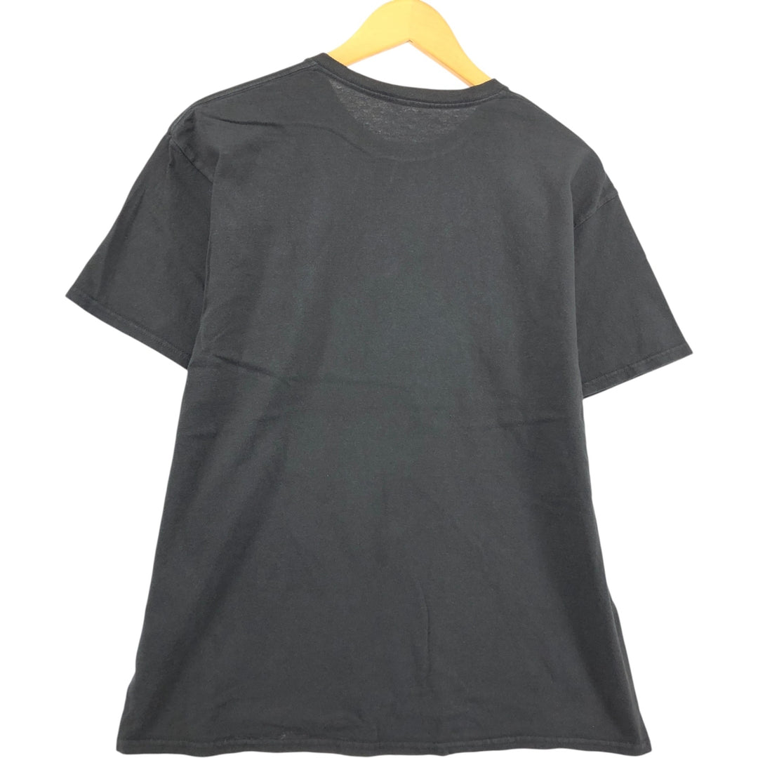 THE MISFITS Skull Pattern Band T-Shirt, Men's Size L cotton black type Vintage Second Hand