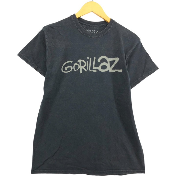 GORILLAZ Gorillaz Band T-shirt Band T Men's S size unclear black type Vintage Second Hand