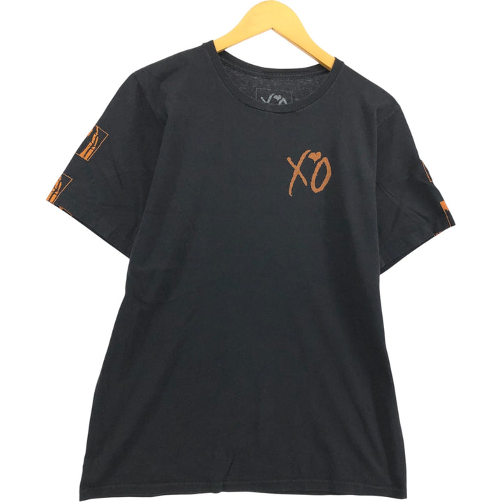 XO THE WEEK END The Weeknd Band T-Shirt, Men's Size Medium cotton black type Vintage Second Hand