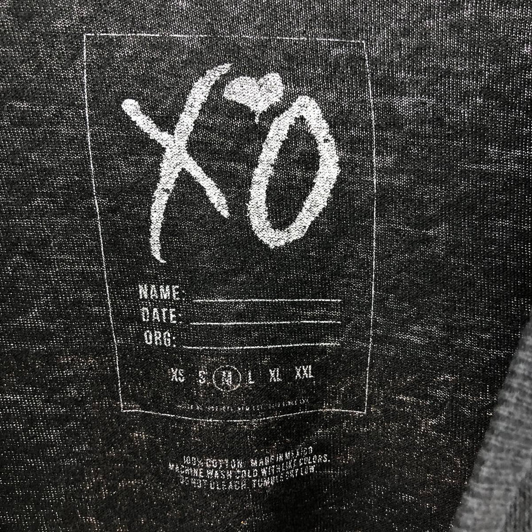 XO THE WEEK END The Weeknd Band T-Shirt, Men's Size Medium cotton black type Vintage Second Hand