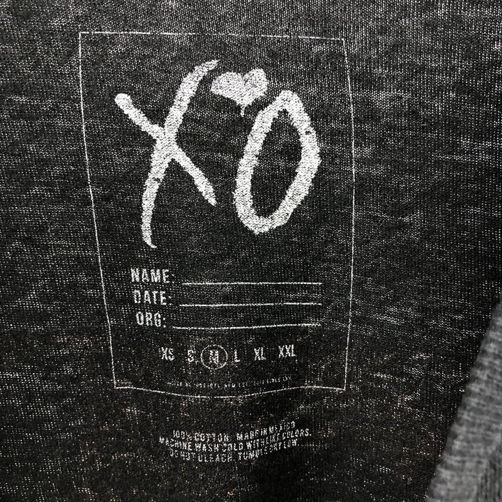 XO THE WEEK END The Weeknd Band T-Shirt, Men's Size Medium cotton black type Vintage Second Hand