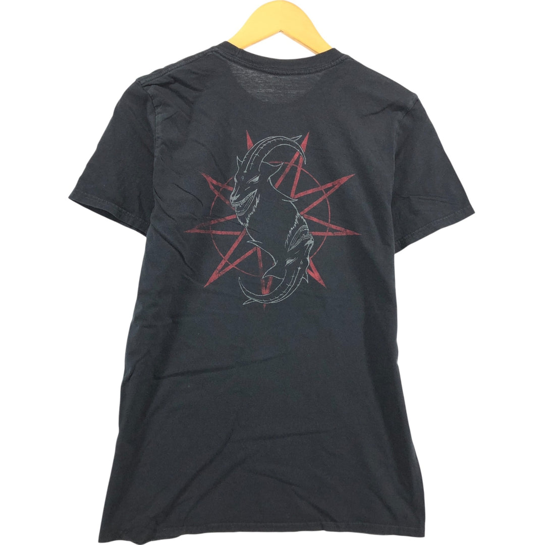 Slipknot Band T-shirt, Band T, Men's M size cotton black type Vintage Second Hand