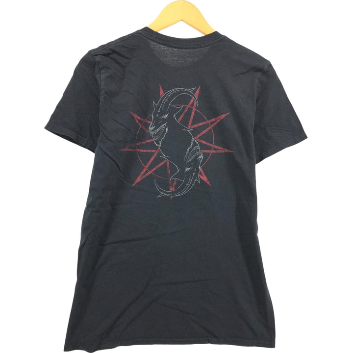 Slipknot Band T-shirt, Band T, Men's M size cotton black type Vintage Second Hand