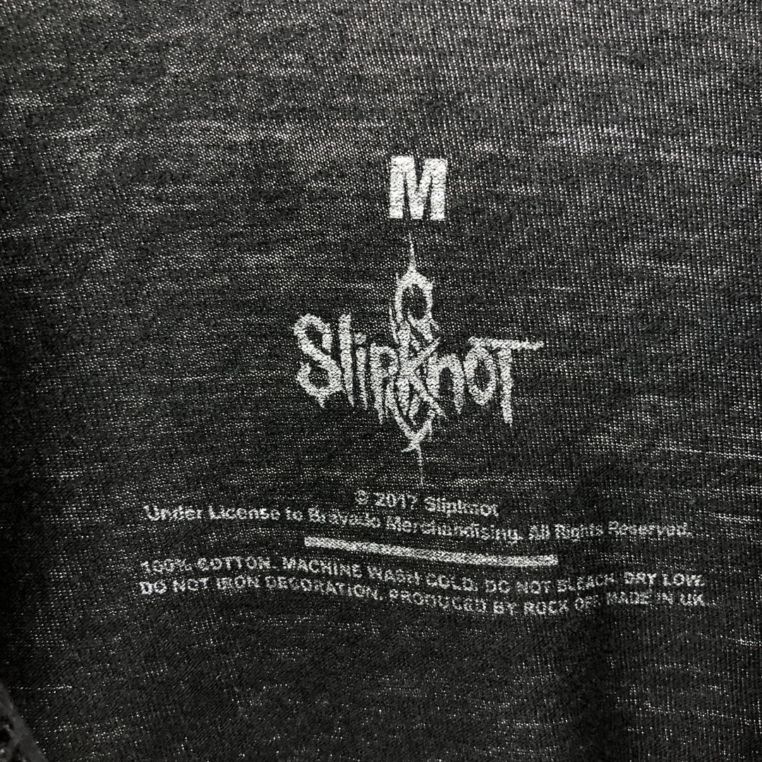 Slipknot Band T-shirt, Band T, Men's M size cotton black type Vintage Second Hand