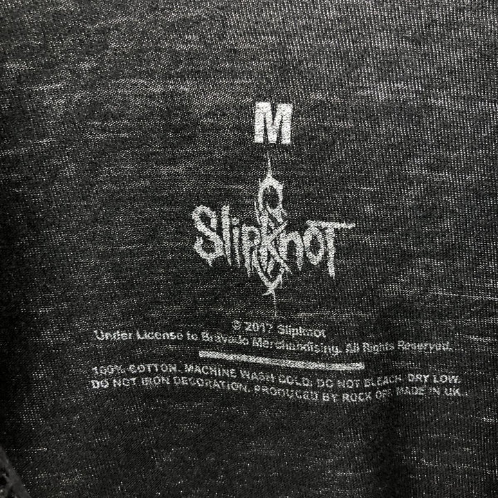 Slipknot Band T-shirt, Band T, Men's M size cotton black type Vintage Second Hand
