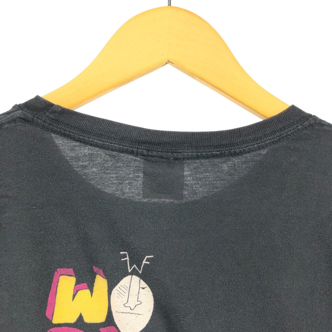 2000'S WEEZER band T-shirt, men's size M cotton black type Vintage Second Hand