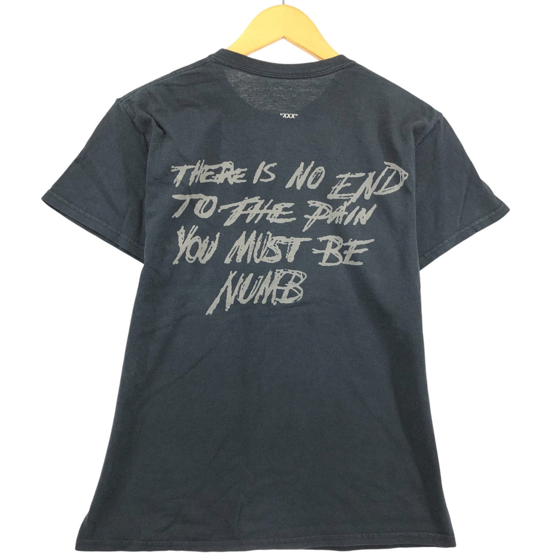 XXXTENTACION Rap T-shirt, Men's Size Medium cotton black type Vintage Second Hand