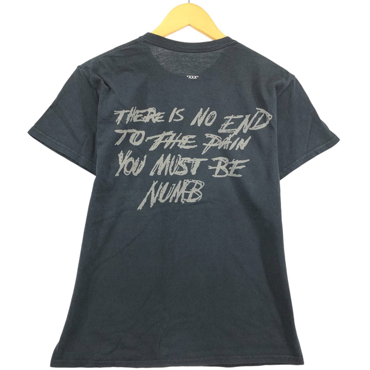 XXXTENTACION Rap T-shirt, Men's Size Medium cotton black type Vintage Second Hand