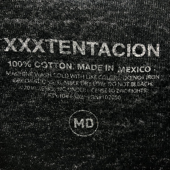 XXXTENTACION Rap T-shirt, Men's Size Medium cotton black type Vintage Second Hand
