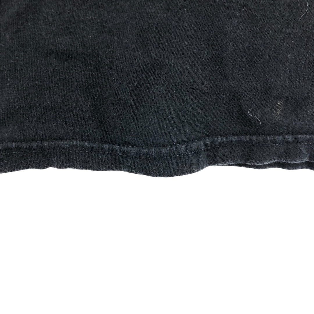 M AND O gold NIPSEY HUSSLE rap T-shirt, men's XL cotton black type Vintage Second Hand