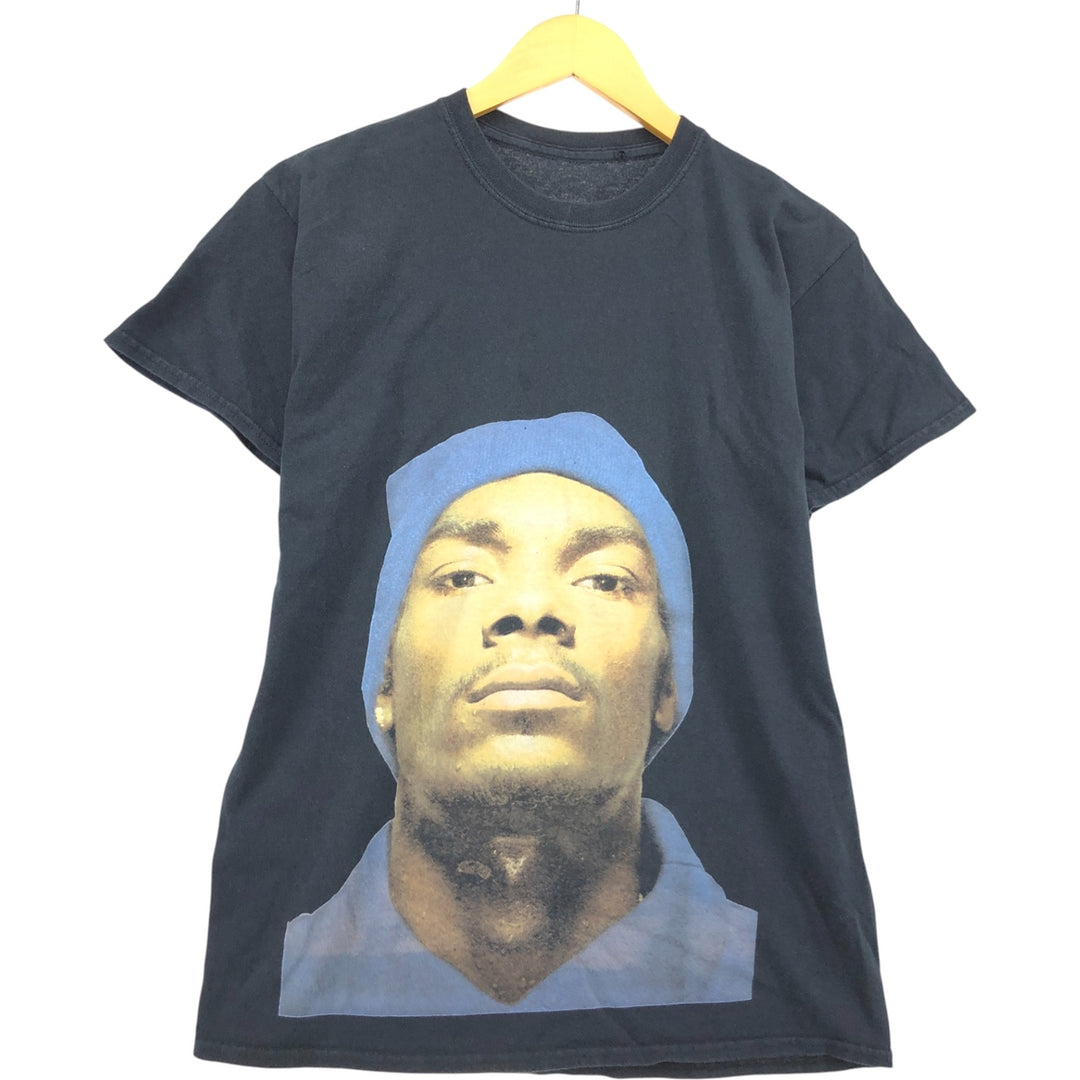 SNOOP DOGG Snoop Dogg Rap T-shirt Rap T Men's M size cotton black type Vintage Second Hand