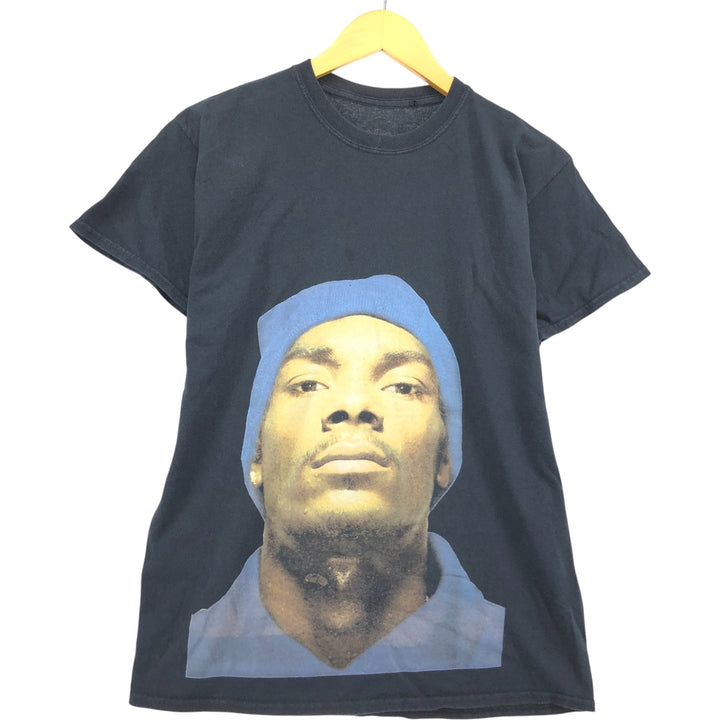 SNOOP DOGG Snoop Dogg Rap T-shirt Rap T Men's M size cotton black type Vintage Second Hand
