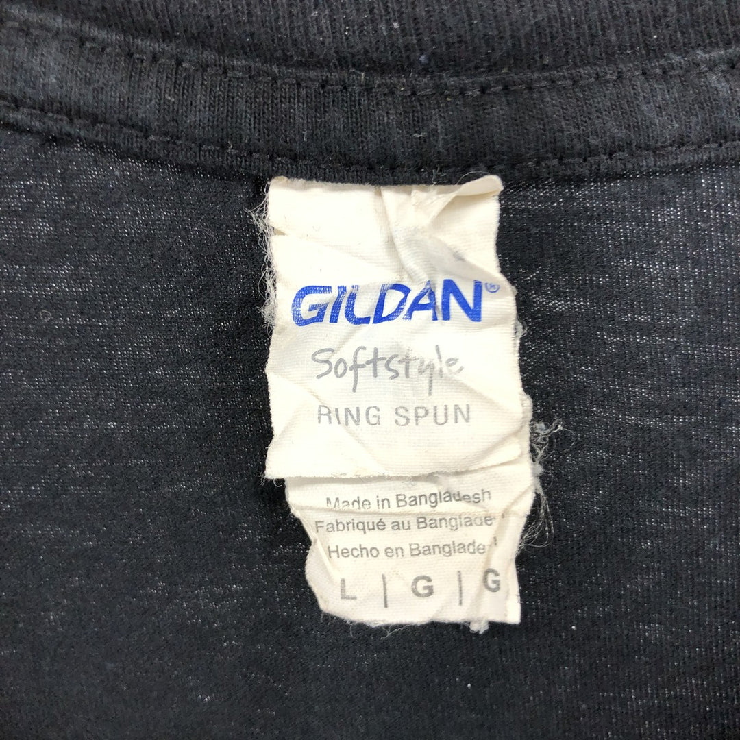 Gildan Megadeth Band T-Shirt, Men's Size L cotton black type Vintage Second Hand