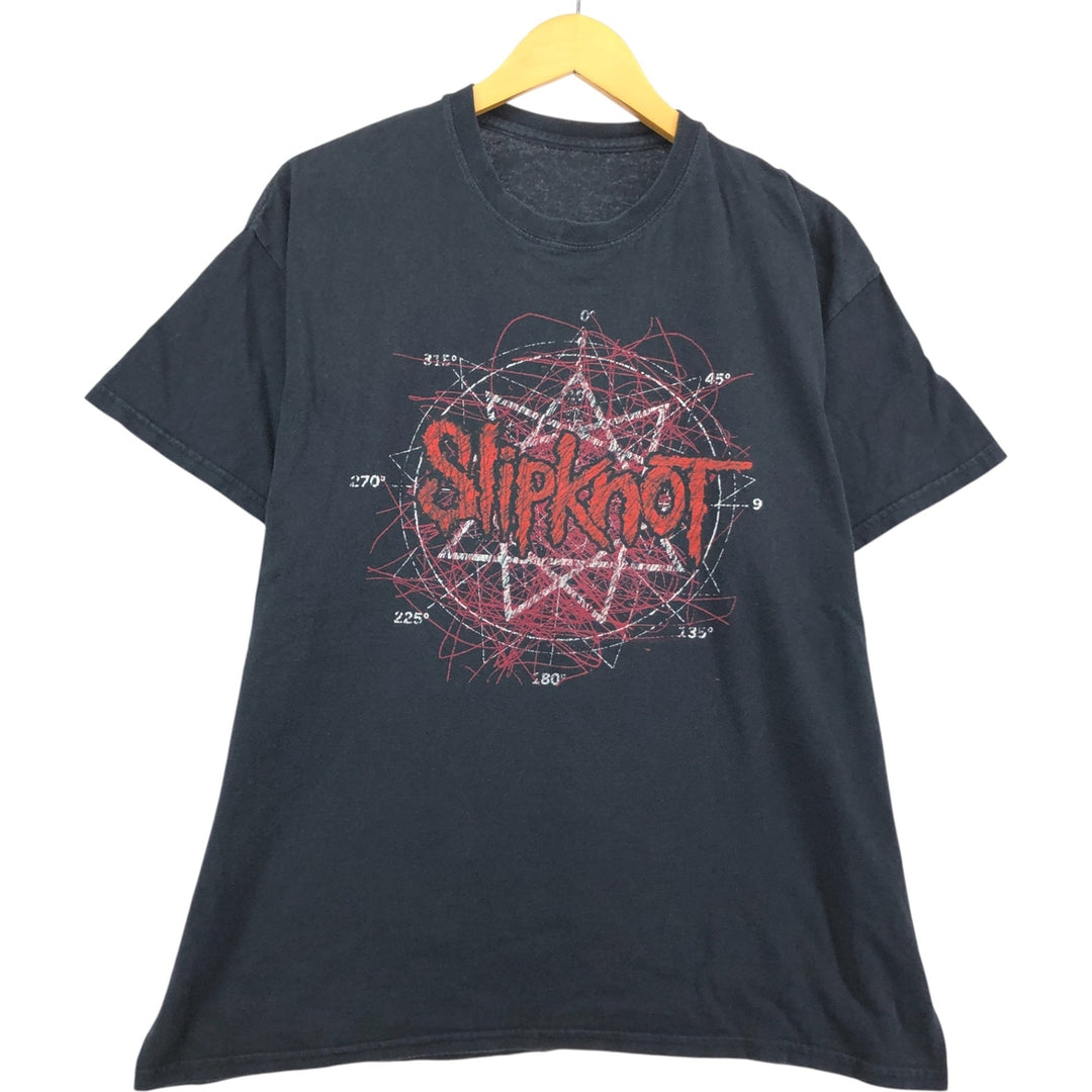 Slipknot Band T-shirt, Band T, Men's XL size unclear black type Vintage Second Hand