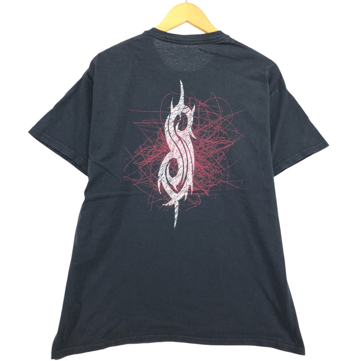 Slipknot Band T-shirt, Band T, Men's XL size unclear black type Vintage Second Hand