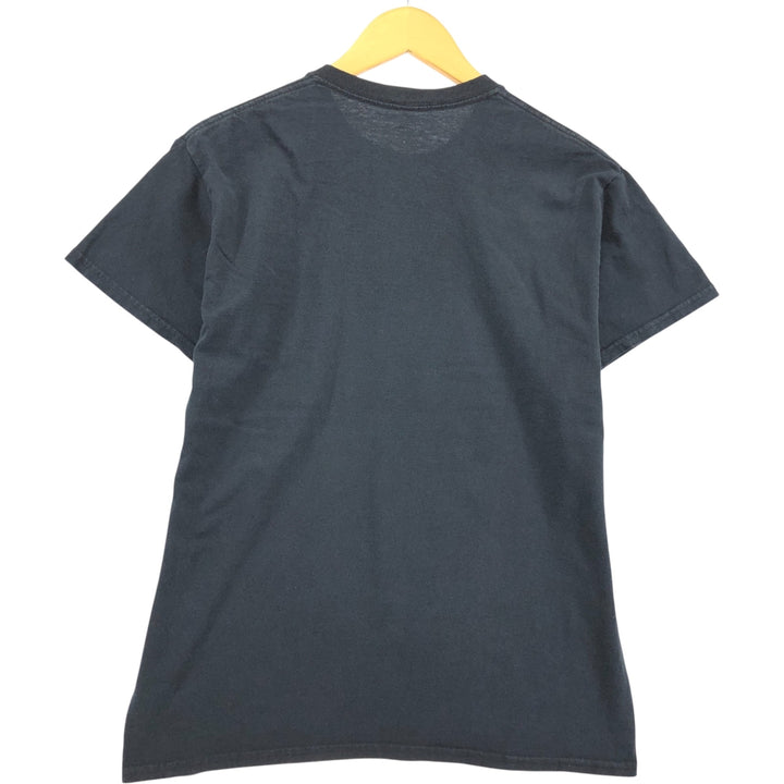 QUEEN Band T-shirt, Men's M size cotton black type Vintage Second Hand