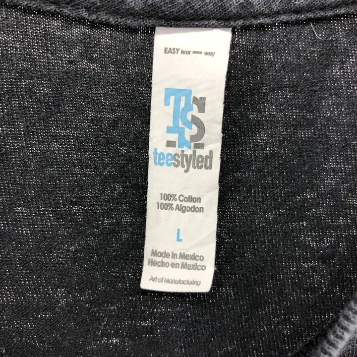 teestyled SUBLIME band T-shirt, men's size L cotton black type Vintage Second Hand