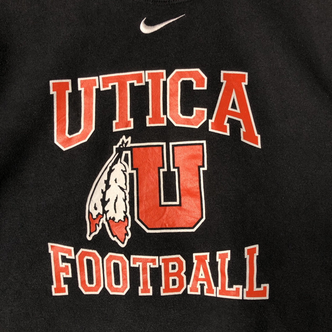 Nike College Sweatshirt, Men's XL cotton black type Vintage Second Hand