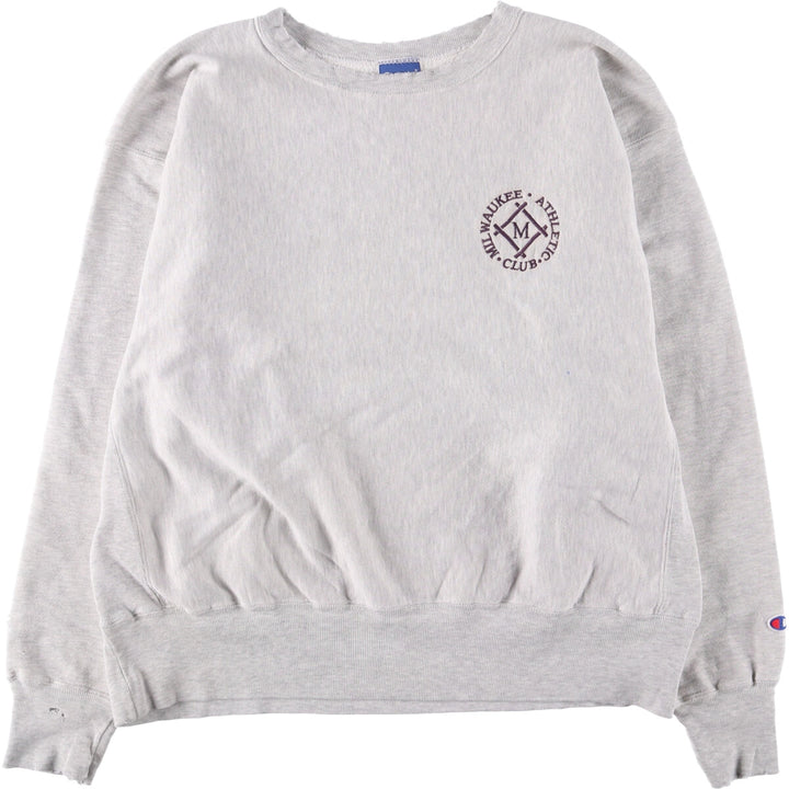 Champion REVERSE WEAVE Reverse Weave One-Point Logo Sweatshirt, Men's XL cotton gray type Vintage Second Hand