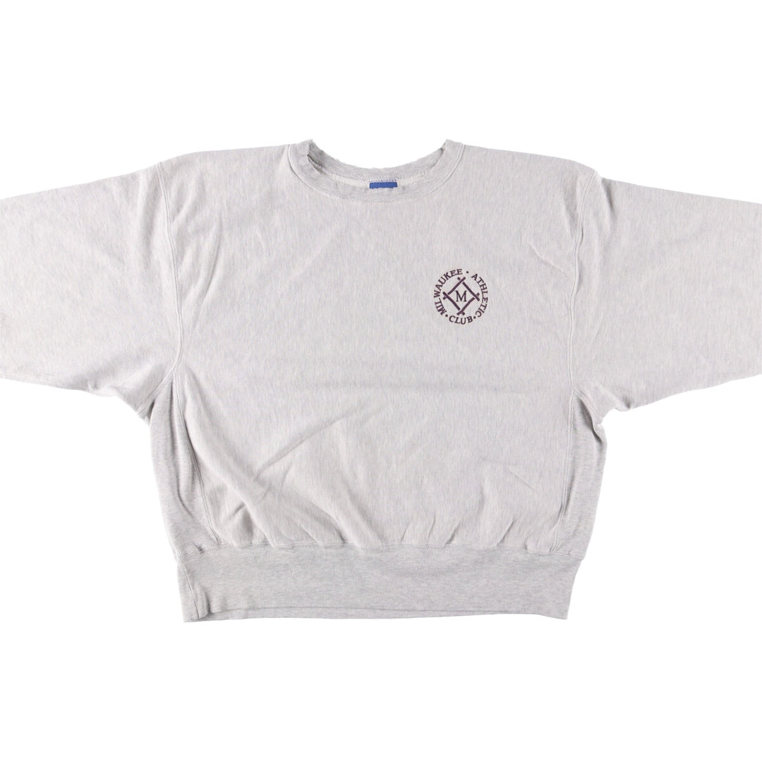 Champion REVERSE WEAVE Reverse Weave One-Point Logo Sweatshirt, Men's XL cotton gray type Vintage Second Hand