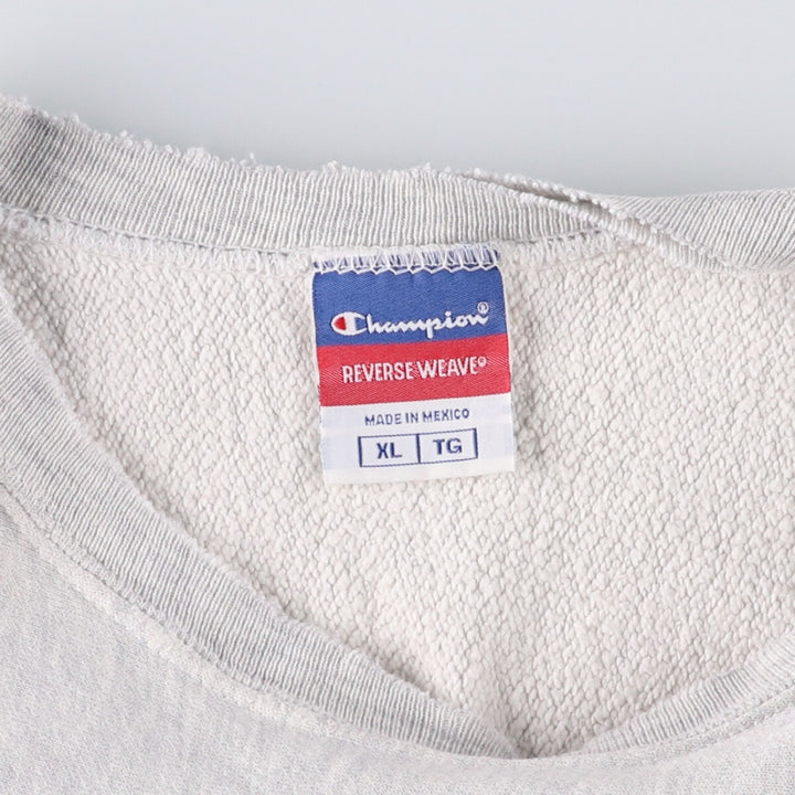 Champion REVERSE WEAVE Reverse Weave One-Point Logo Sweatshirt, Men's XL cotton gray type Vintage Second Hand