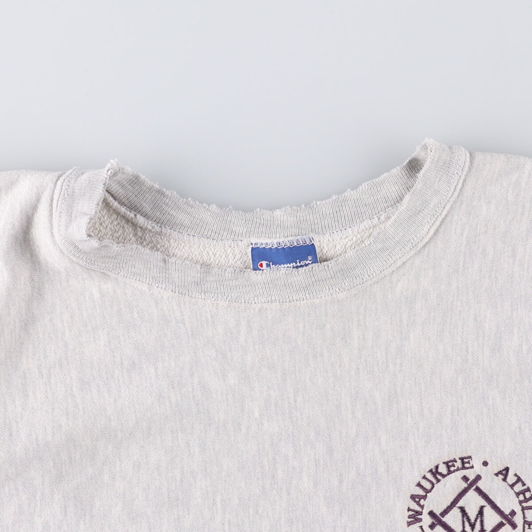Champion REVERSE WEAVE Reverse Weave One-Point Logo Sweatshirt, Men's XL cotton gray type Vintage Second Hand